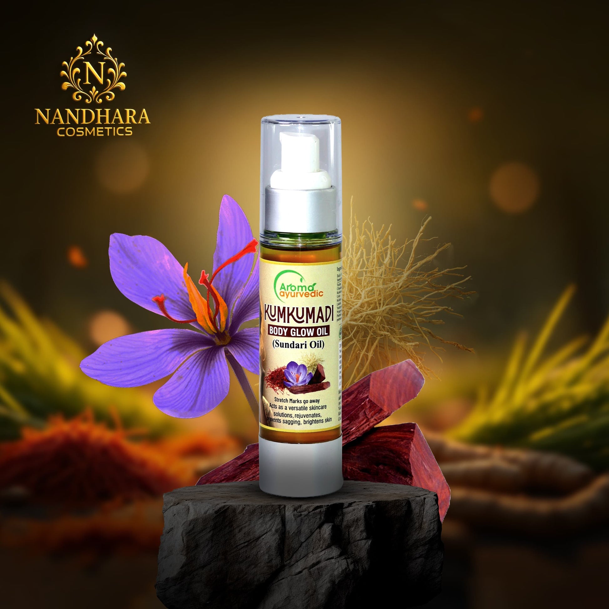 Kumkumadi Body Glow Oil (Sundari Oil) 60ML