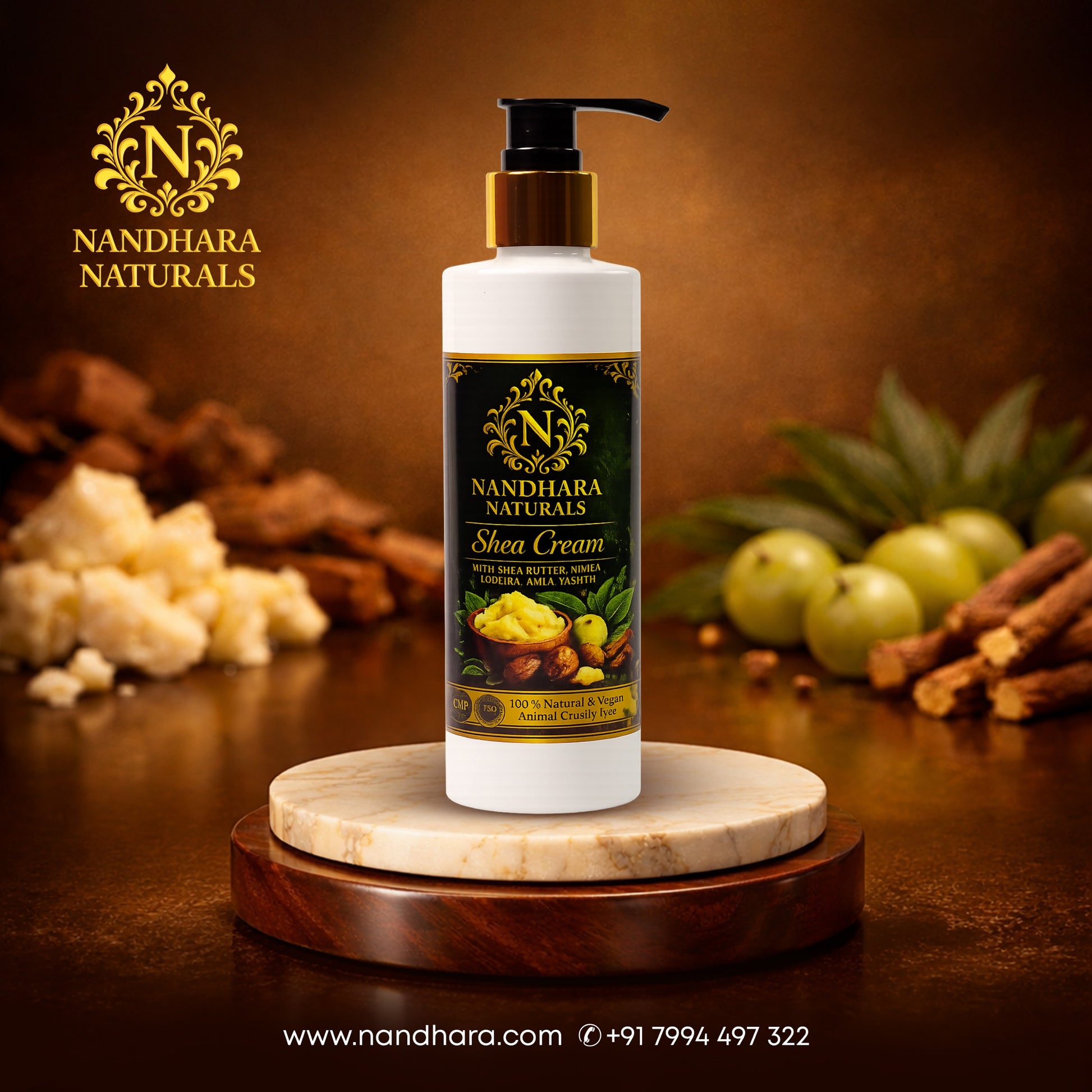 NANDHARA NATURALS SHEA CREAM 200GM