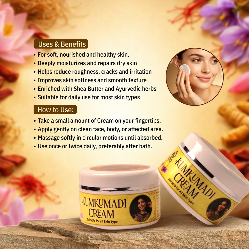 Nandhara Kumkumadi Cream 50GM
