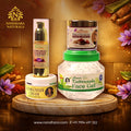 kumkumadi glow oil 30ml+ kumkumadi cream 50gm+saffron face pack+aloevera gel 500gm