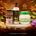 saffron face pack50gm+shea cream 200gm+aloe vera gel 500gm