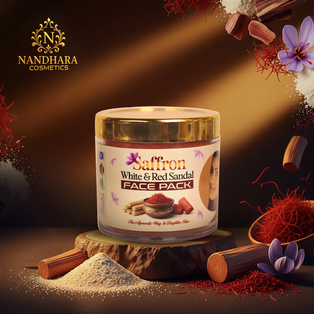 Saffron White & Red Sandal Face Pack 50gm